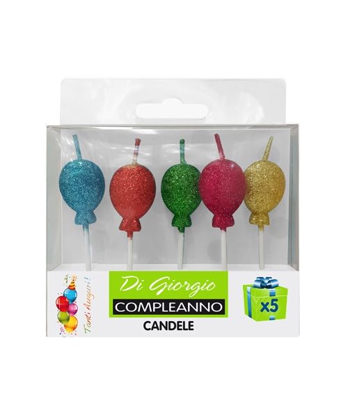 Set di Palloncini per Compleanno Colorati, Forme Assortite