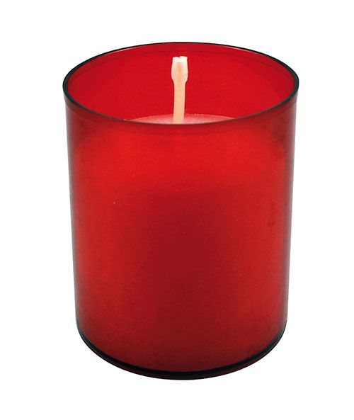 CERO Lumino votivo 4 pezzi rosso 5.5 cm h 3.5 candela patrono cimitero  defunti » Mamocek