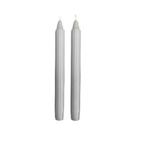 Candele Doriche Ø 2,2 cm h. 25 cm 2 pezzi - Bianco