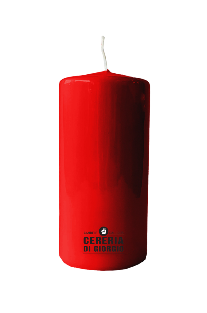 Cero Ø 7 cm h. 15 cm - Rosso