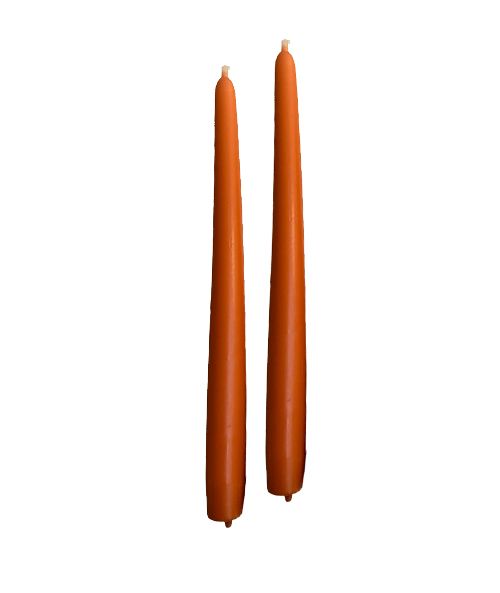 Candele coniche Ø 2,2 cm h. 30 cm 12 pezzi - Terracotta