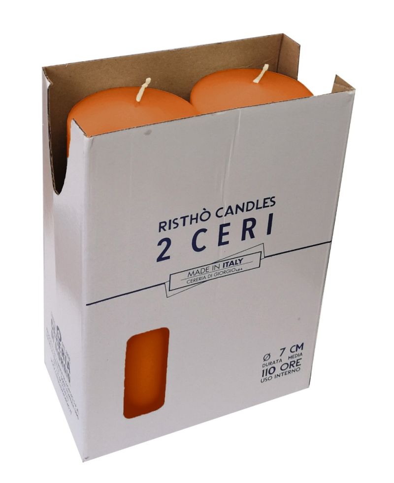 Ceri Ø 7 cm h. 20 cm 2 pezzi - Terracotta