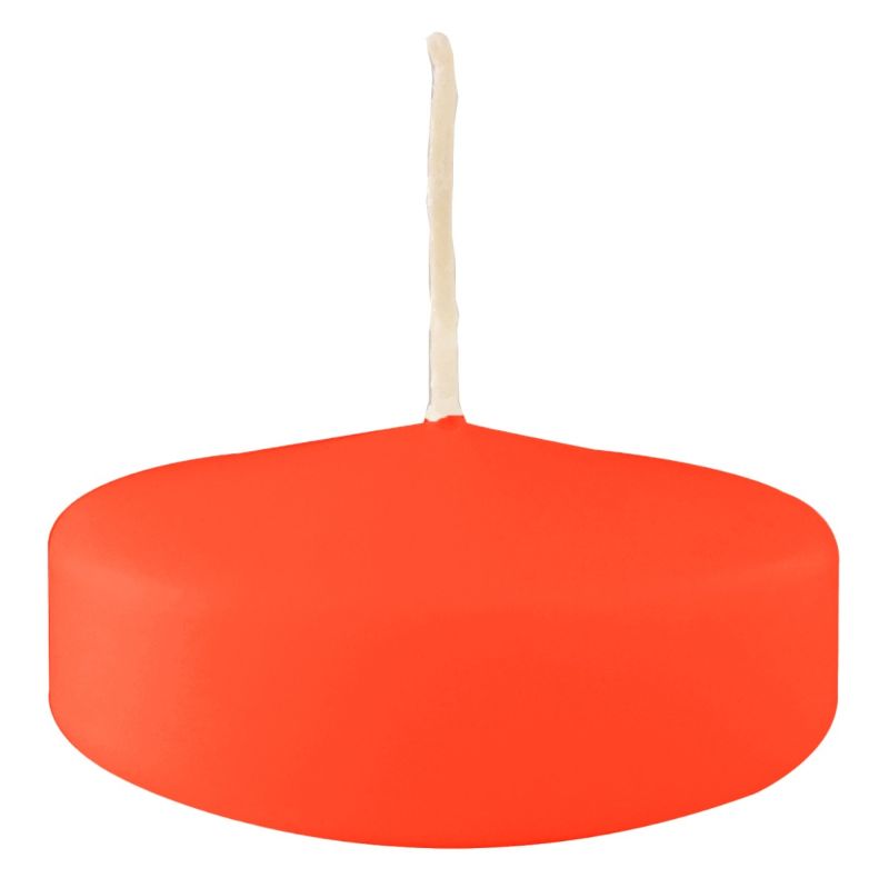 Candele galleggianti Ø 7 cm h. 1,5 cm 12 pezzi - Pumpkin