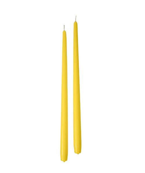 Candele coniche Ø 2,2 cm h. 40 cm 6 pezzi - Senape