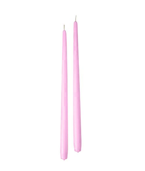 Candele coniche Ø 2,2 cm h. 40 cm 6 pezzi - Rosa Polvere